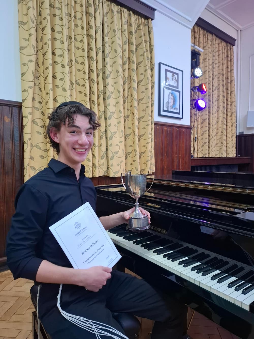Noah is Chigwell's Young Musician of the Year 2026